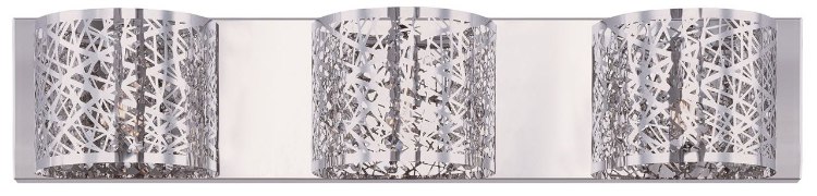 Foto para 40W Inca 3-Light Wall Mount PC Clear/White G9 Xenon 