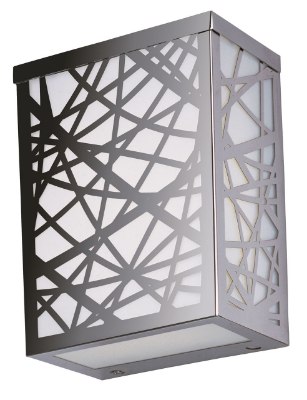 Show details for 6W Inca LED Small Outdoor Wall Sconce PC White  Picture of 6W Inca LED Small Outdoor Wall Sconce PC White