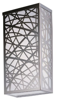 Show details for 6W Inca LED Medium Outdoor Wall Sconce PC White  Picture of 6W Inca LED Medium Outdoor Wall Sconce PC White
