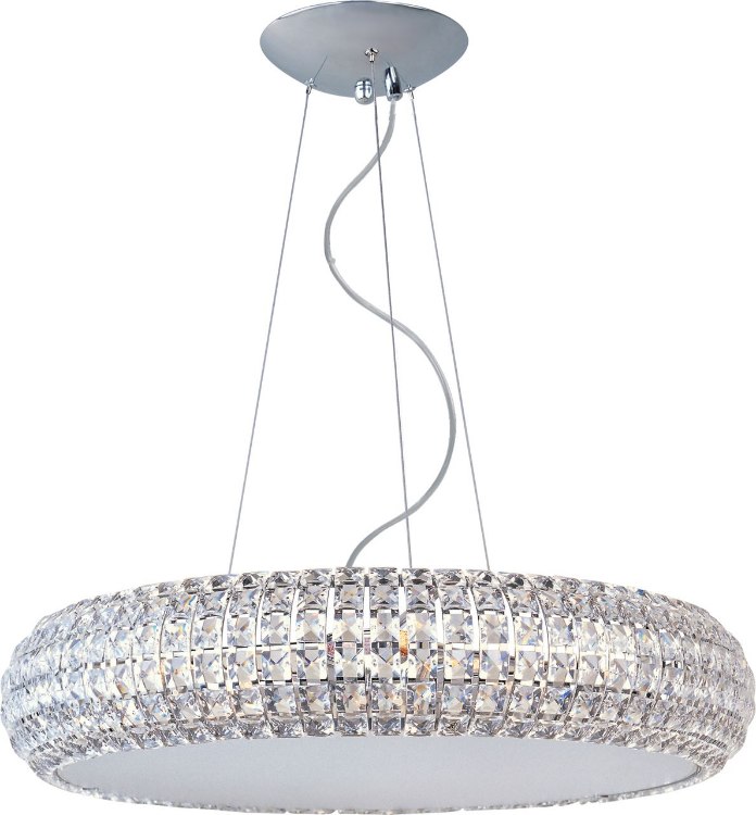 Picture of 40W Bijou 10-Light Pendant PC Crystal Glass G9 Xenon (OA HT 18"-120")