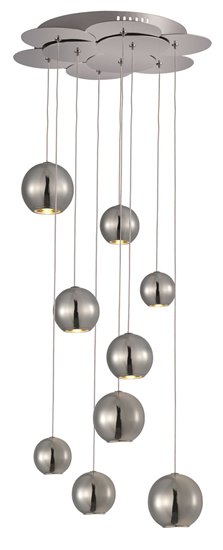 Picture of 3W Bollero 9-Light LED Pendant PC (OA HT 8"-128")