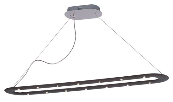 Foto para 2W Trak LED Pendant BK Metal COB LED (OA HT 3"-122")