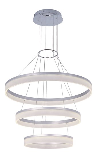 Picture of 70W Saturn LED Pendant MS Matte White (OA HT 35.75"-51.5")