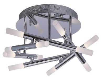 Mostrar detalles para 1.5W Styx 12-Light LED Flush Mount PC White  Imagen de 1.5W Styx 12-Light LED Flush Mount PC White