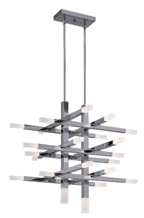 Picture of 1.5W Crossroads 26-Light LED Pendant PC Frosted (OA HT 28"-72")