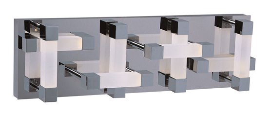 Foto para 1.5W Crossroads 16-Light LED Bath Vanity PC Frosted 