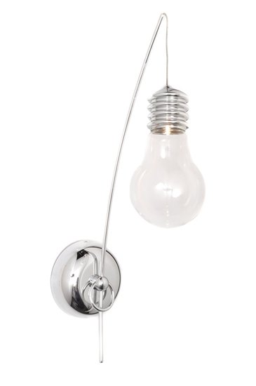 Foto para 35W Edison 1-Light Wall Sconce PC Clear G4 