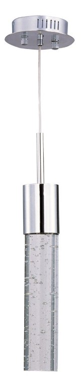 Foto para 7.5W Fizz IV 1-Light LED Pendant PC Bubble Glass (OA HT 14"-59") 4-Min