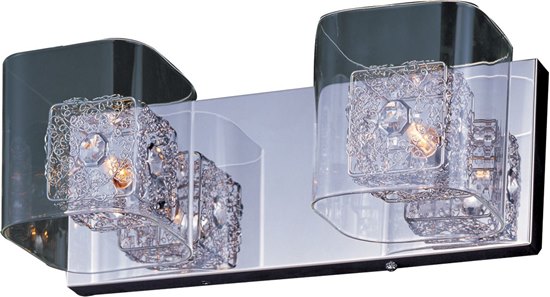 Foto para 40W Gem 2-Light Bath Vanity PC Clear Glass G9 Xenon 