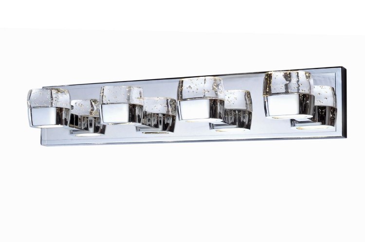Picture of 3W Volt 4-Light LED Vanity PC Etched/Bubble 