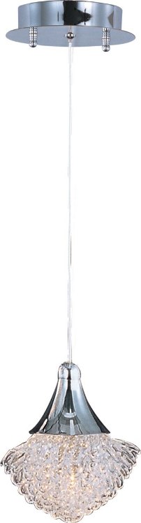 Picture of 40W Blossom 1-Light Pendant PC Crystal Glass G9 Xenon (OA HT 18"-126") 12-Min