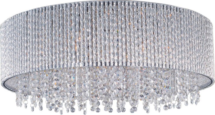 Foto para 40W Spiral 10-Light Flush Mount PC Metal G9 Xenon 