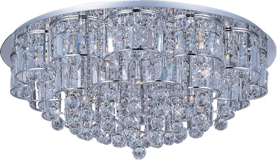 Picture of 25W Bangle 28-Light Flush Mount PC Crystal Glass G9 Xenon 