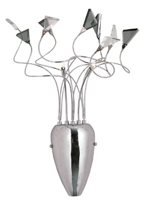 Show details for 20W Calypso 2-Light Wall Sconce PC Smoke G4  Picture of 20W Calypso 2-Light Wall Sconce PC Smoke G4