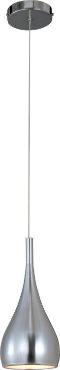 Picture of 75W Teardrop 1-Light Pendant SN MB Incandescent (OA HT 18"-146")