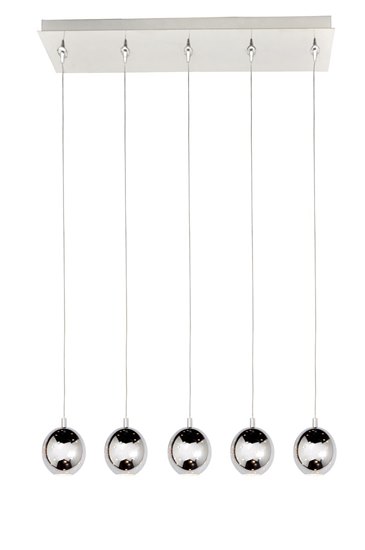 Foto para 2.4W Polaris 5-Light LED Pendant PC (OA HT 7"-126.5")