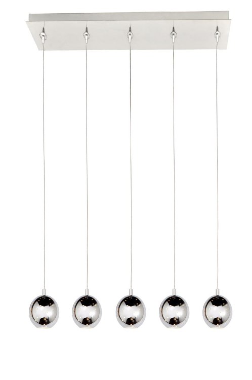 Picture of 2.4W Polaris 5-Light LED Pendant PC (OA HT 7"-126.5")