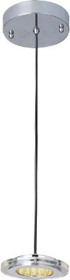 Mostrar detalles para 1.25W L.E.D.-1 1-Light Pendant PC Clear Glass LED (OA HT 12"-120") 6-Min Imagen de 1.25W L.E.D.-1 1-Light Pendant PC Clear Glass LED (OA HT 12"-120") 6-Min