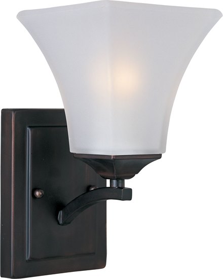 Foto para 100W Aurora 1-Light Wall Sconce OI Frosted Glass MB Incandescent 