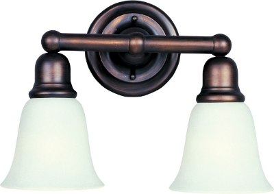 Mostrar detalles para 100W Bel Air 2-Light Bath Vanity OI Soft Vanilla Glass MB Incandescent  Imagen de 100W Bel Air 2-Light Bath Vanity OI Soft Vanilla Glass MB Incandescent