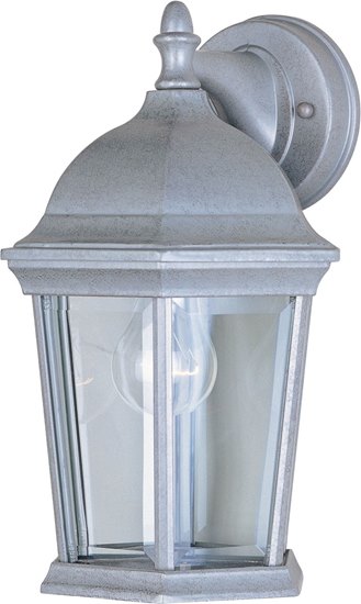 Picture of 100W Builder Cast 1-Light Outdoor Wall Lantern PE Clear Glass MB Incandescent 6-Min