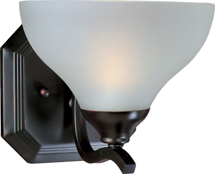 Picture of 100W Contour 1-Light Wall Sconce OI Frosted Glass MB Incandescent 