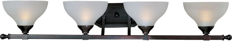 Picture of 100W Contour 4-Light Bath Vanity OI Frosted Glass MB Incandescent 