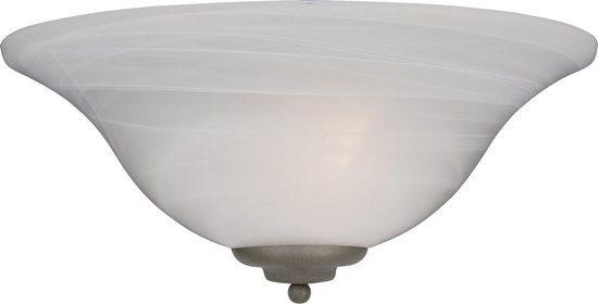 Picture of 100W Essentials - 2058x-Wall Sconce PE Marble Glass MB Incandescent 