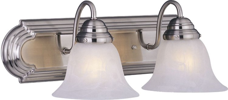 Picture of 100W Essentials - 801x-Bath Vanity SN 2-lights Marble Glass MB Incandescent 