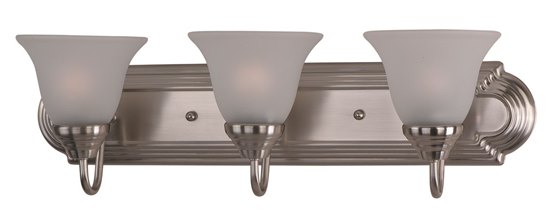 Picture of 100W Essentials - 801x-Bath Vanity SN 3-lights Frosted Glass MB Incandescent 