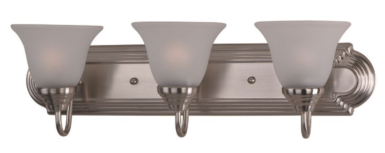 Picture of 100W Essentials - 801x-Bath Vanity SN 3-lights Frosted Glass MB Incandescent 