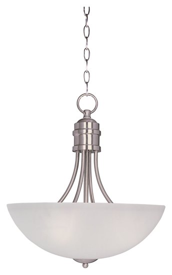 Picture of 100W Logan 3-Light Pendant SN Frosted MB Incandescent 36" Chain