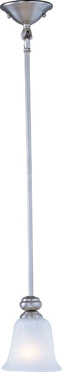 Picture of 100W Madera 1-Light Mini-Pendant SS Ice Glass MB Incandescent (OA HT 54")