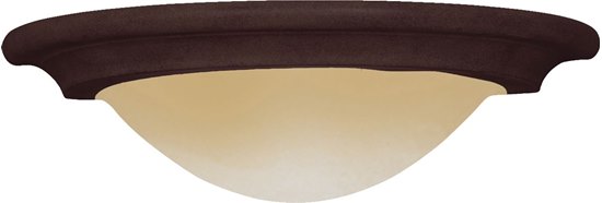 Foto para 100W Pacific 1-Light Wall Sconce KB Wilshire Glass MB Incandescent 16"x4.5" 
