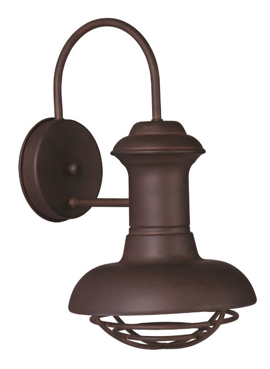 Picture of 100W Wharf 1-Light Outdoor Wall Lantern EB MB 8"x14" 