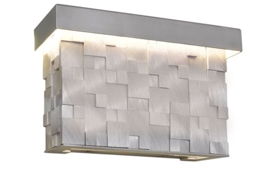 Picture of 12+6W Mosaic LED Wall Sconce Wet AL 10.75"x6.25" 