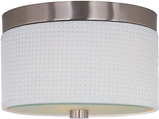 Foto para 13W Elements 2-Light Flush Mount SN Vinyl GU24 Fluorescent 