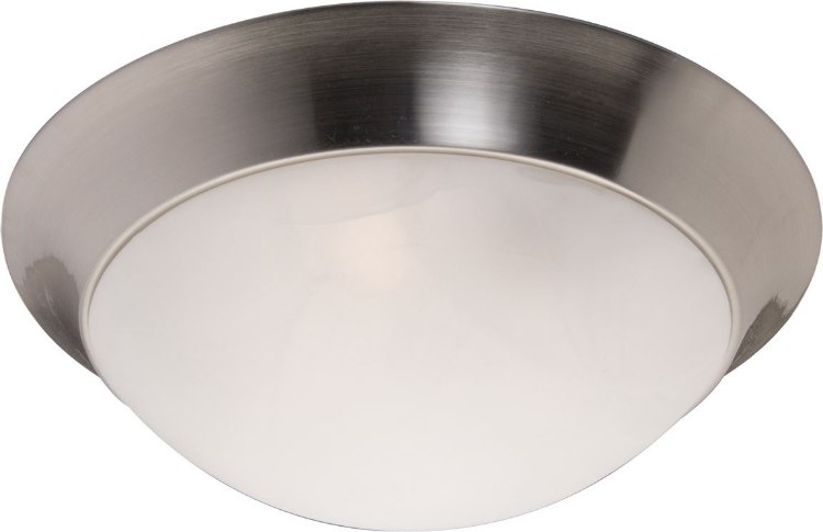 Foto para 13W Flair EE 2-Light Flush Mount SN Marble Glass GU24 Fluorescent 