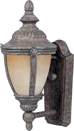 Picture of 13W Morrow Bay EE 1-Light Outdoor Wall Lantern ET Latte Glass GU24 Fluorescent 