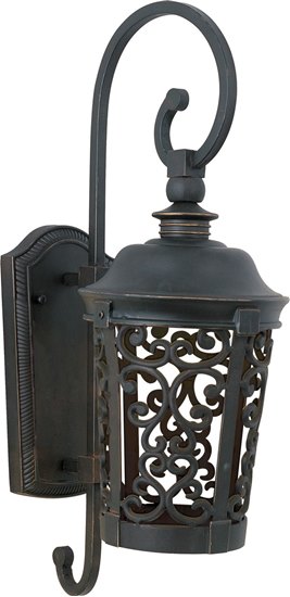 Picture of 13W Whisper Dark Sky EE 1-Light Outdoor Wall Lantern BZ GU24 Fluorescent 