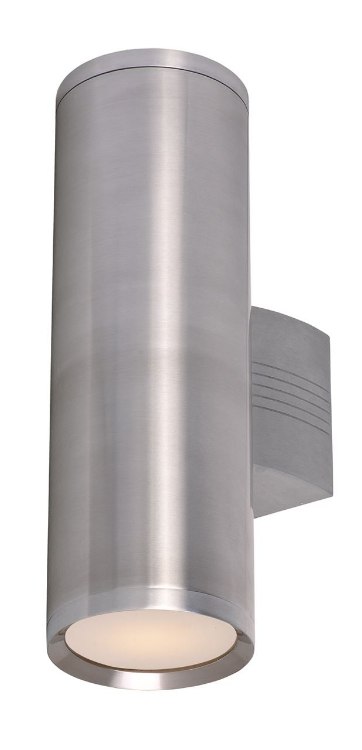 Foto para 15W Lightray 2-Light LED Wall Sconce Wet AL 5"x15.75" 4-Min