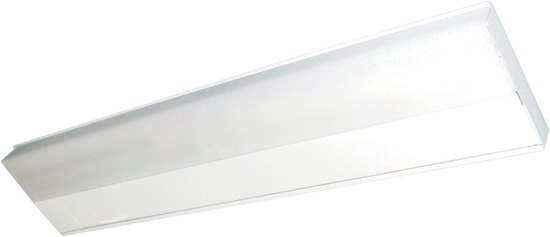 Foto para 16W CounterMax MX-FD 24" 1-Light Fluorescent WT White Acrylic Mini Bi Pin T5 Fluorescent 6-Min