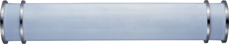 Foto para 17W Linear EE 2-Light Vanity SN White Acrylic Med Bi Pin T8 Fluorescent 4-Min