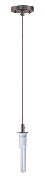 Picture of 18W Carte 1-Light Pendant BZ G24q-2 Quad T4 CFL Fluorescent 5" (OA HT 24"-60") 12-Min