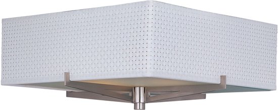 Foto para 18W Elements 3-Light Flush Mount SN Vinyl GU24 Fluorescent 16"x16"x5.25" 