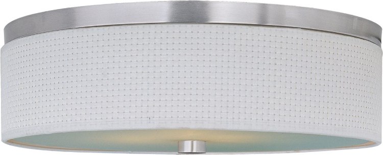 Foto para 18W Elements 3-Light Flush Mount SN Vinyl GU24 Fluorescent 20"x20"x6.25" 