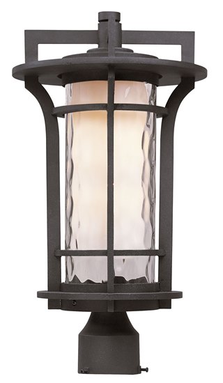 Picture of 18W Oakville EE 1-Light Outdoor Pole/Post Lantern BO Water Glass GU24 