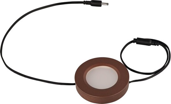 Foto para 2.3W CounterMax MX-LD-D LED Disc BRZ Frosted Acrylic 2.75"x0.5" 100-Min