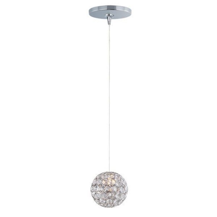 Foto para 20W Brilliant 1-Light RapidJack Pendant and Canopy PC 12V G4 Xenon (OA HT 6"-126") (CAN 4.5"x1")