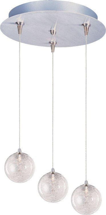 Foto para 20W Starburst 3-Light RapidJack Pendant and Canopy Threaded 12V G4 Xenon (OA HT 6"-126.25") (CAN 11.75"x1.25")